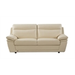 EK092 Cream Color With Italian Leather Sofa