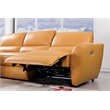 EK-L8001R Top grain leather Yellow Color With Sectional Left Facing Chaise