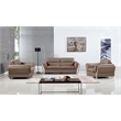 AE690 Taupe (Brown) Color With Microfiber Leather Loveseat