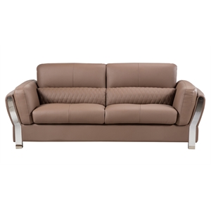 ae690 taupe (brown) color with microfiber leather sofa