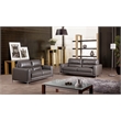 EK016 Taupe (Brown) Color With Italian Leather Loveseat