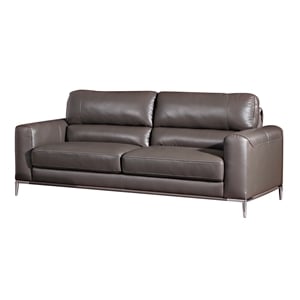 ek016 taupe (brown) color with italian leather sofa