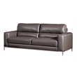 EK016 Taupe (Brown) Color With Italian Leather Sofa