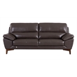 EK080 Taupe (Brown) Color With Italian Leather Sofa