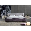 B-C260 Purple Color Eastern King Bed with Tufted Design