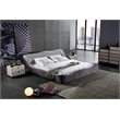 B-C260 Purple Color Eastern King Bed with Tufted Design