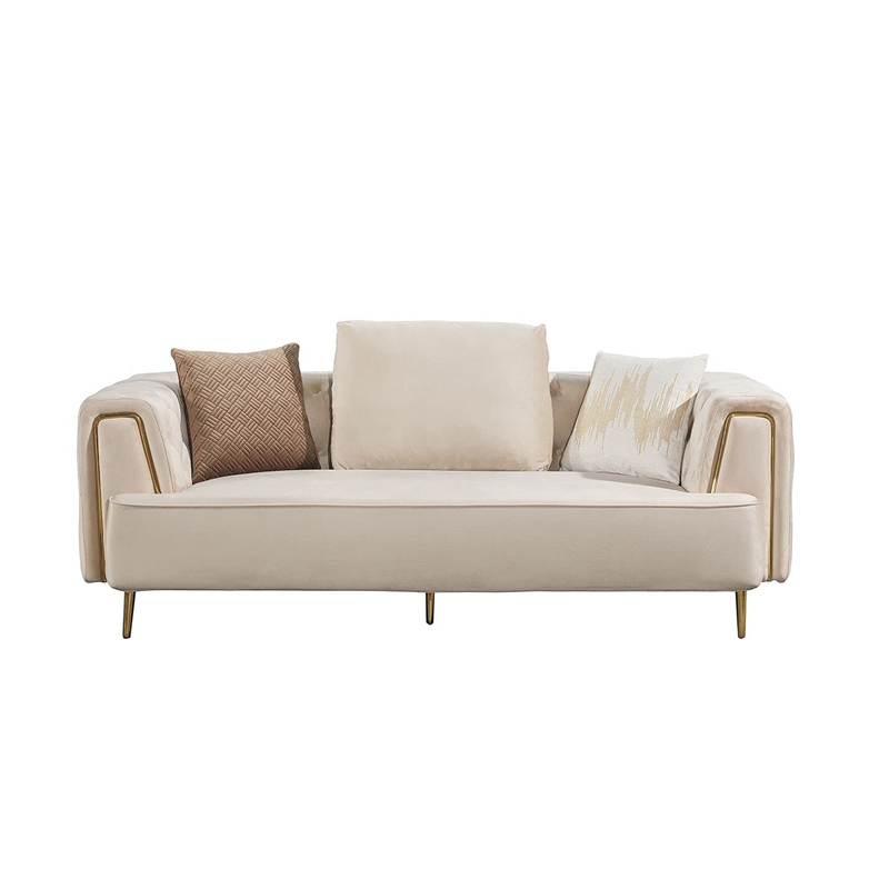 B-C260 Purple Color Queen Bed with Tufted Design