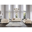 B-C260 Purple Color Queen Bed with Tufted Design