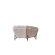 American Eagle Furniture Contemporary Full Leather/Metal Chair in White