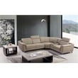 American Eagle Furniture Right Side Facing Genuine Leather Sectional in Tan