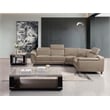American Eagle Furniture Right Side Facing Genuine Leather Sectional in Tan