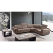 American Eagle Furniture Right Side Facing Genuine Leather Sectional in Tan