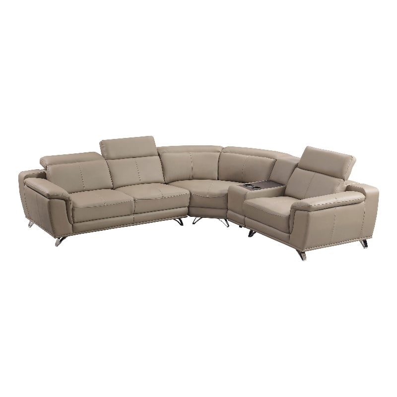 American Eagle Furniture Right Side Facing Genuine Leather Sectional in