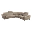 American Eagle Furniture Right Side Facing Genuine Leather Sectional in Tan