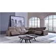 American Eagle Furniture Full Leather Power Recliner Sectional in Dark Tan