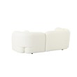 American Eagle Design AE3810-LS Modern Chic White Low Back Soft Fabric Loveseat