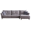 American Eagle Design AE-L2377L 2PC Modern Gray Soft Fabric Sectional Sofa Set