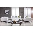 American Eagle Design AE2378-GR-LS Modern Gray Faux Leather Loveseat