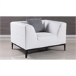 American Eagle Design AE2378-GR-LS Modern Gray Faux Leather Loveseat