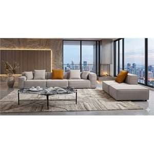American Eagle Design AE-Y1009-LG Modern Light Gray Fabric Sectional Modular set