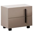 American Eagle NS-D085 Modern Light Tan Faux Leather Nightstand