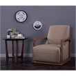 American Eagle EK-CH05-TAN Modern Chic Tan Genuine Leather Accent Chair