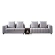 American Eagle AE2379-LG Light Gray Fabric Extra Long Sofa Console Table Set