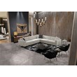American Eagle AE3808 Modern Contemporary Ivory Fabric Sectional Sofa Set