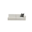 American Eagle AE3808 Modern Contemporary Ivory Fabric Sectional Sofa Set