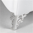 American Eagle AE505-W Modern Chic White Faux Leather Accent Chair