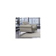 American Eagle EK012-LG-CHR Modern Light Gray Italian Top Grain Leather Chair