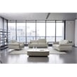 American Eagle EK012-LG-LS Modern Light Gray Italian Top Grain Leather Loveseat