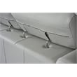 American Eagle EK012-LG-LS Modern Light Gray Italian Top Grain Leather Loveseat