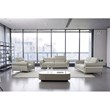 American Eagle EK012-LG-SF Modern Light Gray Italian Top Grain Leather Sofa