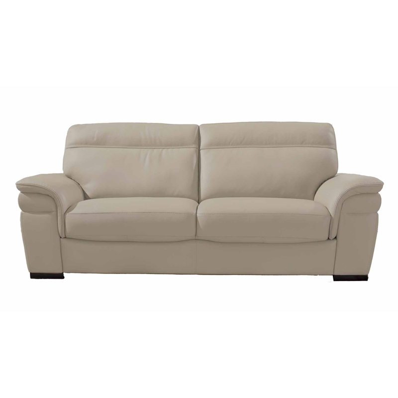 American Eagle EK020-LG-SF Light Gray Italian Top Grain Leather Sofa