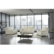 American Eagle EK041-IV-CHR Ivory Italian Top Grain Leather Chair