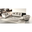 American Eagle EK093-LG-CHR Modern Light Gray Italian Top Grain Leather Chair