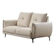 American Eagle EK-D835-IV-LS Modern Ivory Italian Top Grain Leather Loveseat