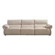 American Eagle EK-D833-IV-4S Ivory Italian Top Grain Leather Extra Long Sofa