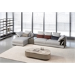 American Eagle AE-L8013R-LG Light Gray Fabric Sectional Sofa Console Table Set