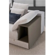 American Eagle AE-L8013R-LG Light Gray Fabric Sectional Sofa Console Table Set