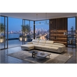 American Eagle EK-L030R-LG Light Gray  Top Grain Leather Sectional Sofa Set