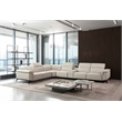 American Eagle EK-L095M-LG   Light Gray  Top Grain Leather Sectioanl Sofa Set