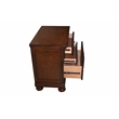 Baltimore Wood Nightstand with Hidden Jewelry Drawer in Dark Walnut