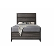 Sierra King 4 Pc Contemporary Bedroom Set Made with Wood in Gray
