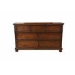 Baltimore Queen 4 Piece Bedroom Set Made With Wood in Dark Walnut