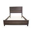 Sierra Queen Size Contemporary Bed Made with Wood in Gray