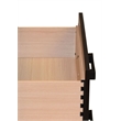 Sierra Contemporary Night stand Made with Wood in Gray