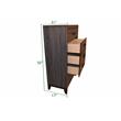 Sierra Contemporary Chest Made with Wood in Gray Color