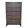 Sierra Contemporary Chest Made with Wood in Gray Color